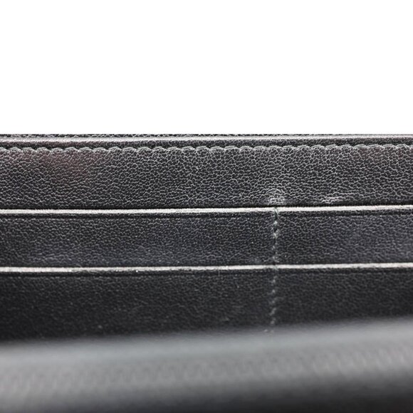 Chanel  Mademoiselle Vintage Quilted Leather Zip Around Wallet Black - Picture 12 of 15